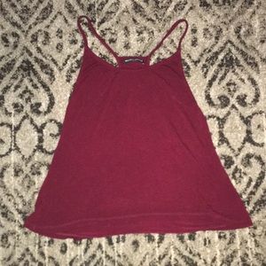 brandy melville xs tank top (maroon)